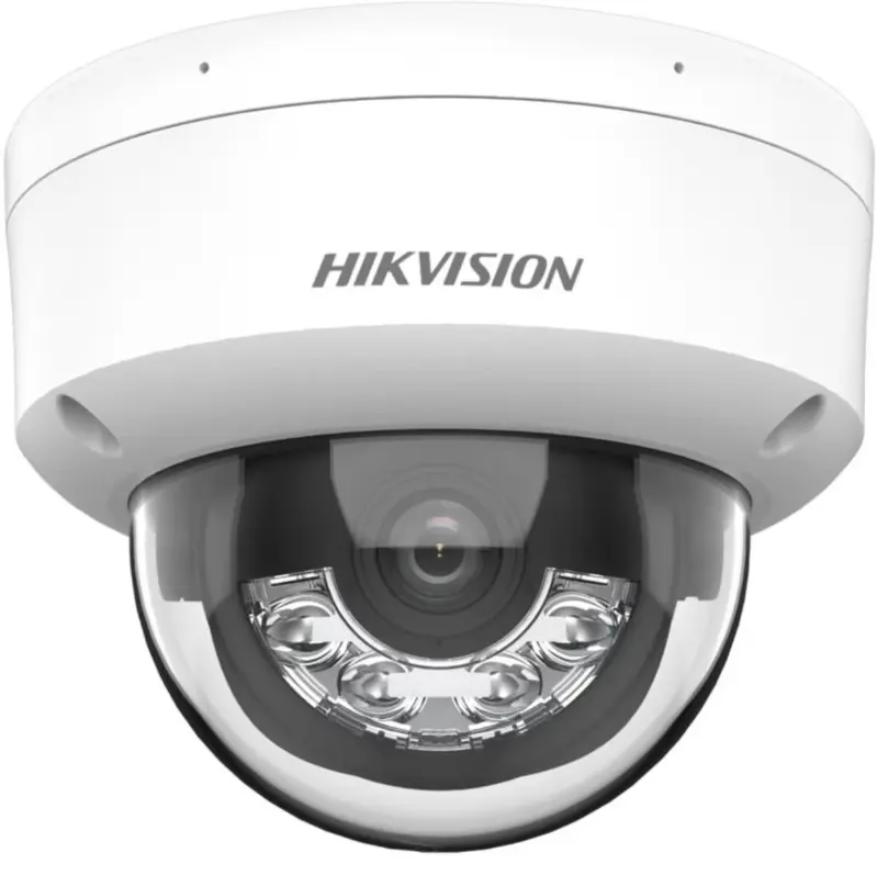 CÁMARA DOMO 2MPX IP SMART HYBRID LIGHT AUDIO - METÁLICA HIKVISION
