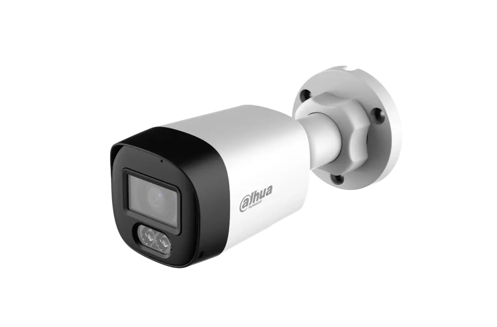CÁMARA BALA 2MPX HDCVI SMART DUAL LIGHT AUDIO BIDIRECCIONAL - METÁLICA DAHUA