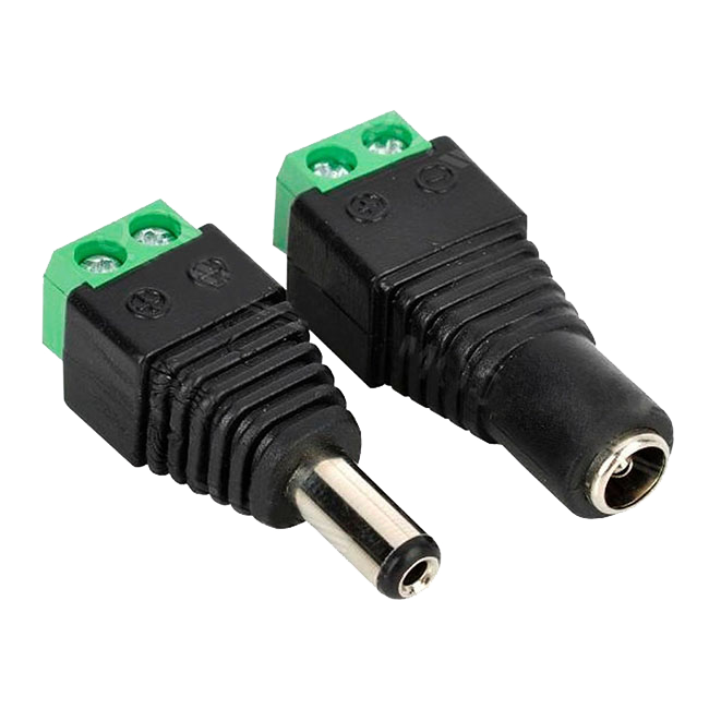PAREJA DE VOLTAJE DE TORNILLO, 3.5mm. COLOR VERDE