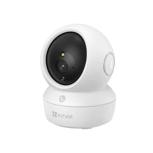 [H6c] CÁMARA WIFI EZVIZ H6c 2mpx de 1080p con giro de 360 grados y recepción de micro SD de 256gb máximo así como audio en doble vía.