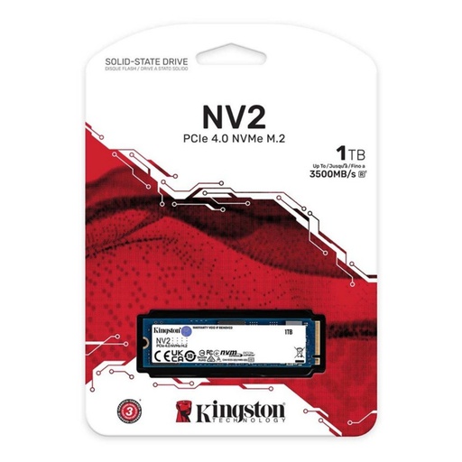 [NVME1TB] UNIDAD NVME M2 1TB, Versión 4.0 puerto PCI Express NV3