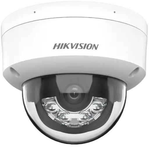 [DS-2CD1163G2-LIUF] CÁMARA DOMO 6MPX IP SMART HYBRID LIGHT AUDIO - METÁLICA HIKVISION