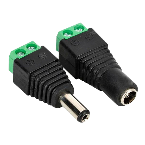 [1PAREJA] PAREJA DE VOLTAJE DE TORNILLO, 3.5mm. COLOR VERDE