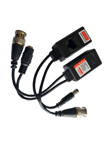 [(NOUSAR)BALUNRJ45] VIDEO BALUN PASIVO RJ45 CON CONECTOR DE VOLTAJE