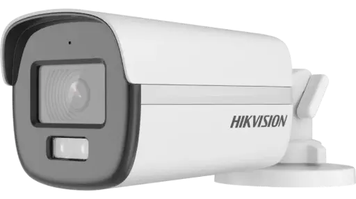 [DS-2CE10DF0T-LFS] CÁMARA BALA 2MPX COLORVU SMART HYBRID LIGHT AUDIO - METÁLICA  HIKVISION